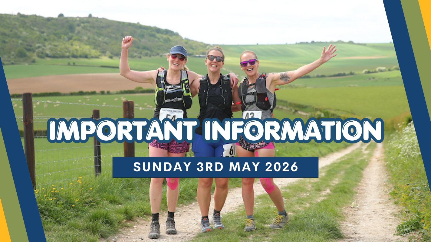 Information to all runners for Sunday 3rd May 2026