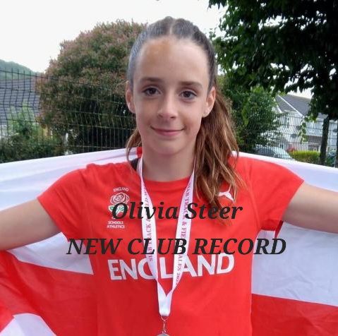 Olivia Steer -New Indoor Club Record  