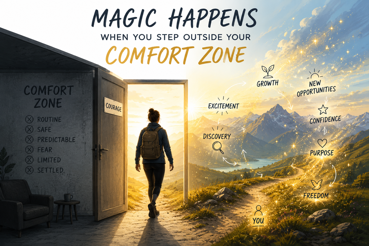 The Benefits of Stepping Outside Your Comfort Zone