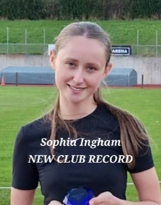 Sophia Ingham-New Indoor Club Record and Equal Indoor Club Record