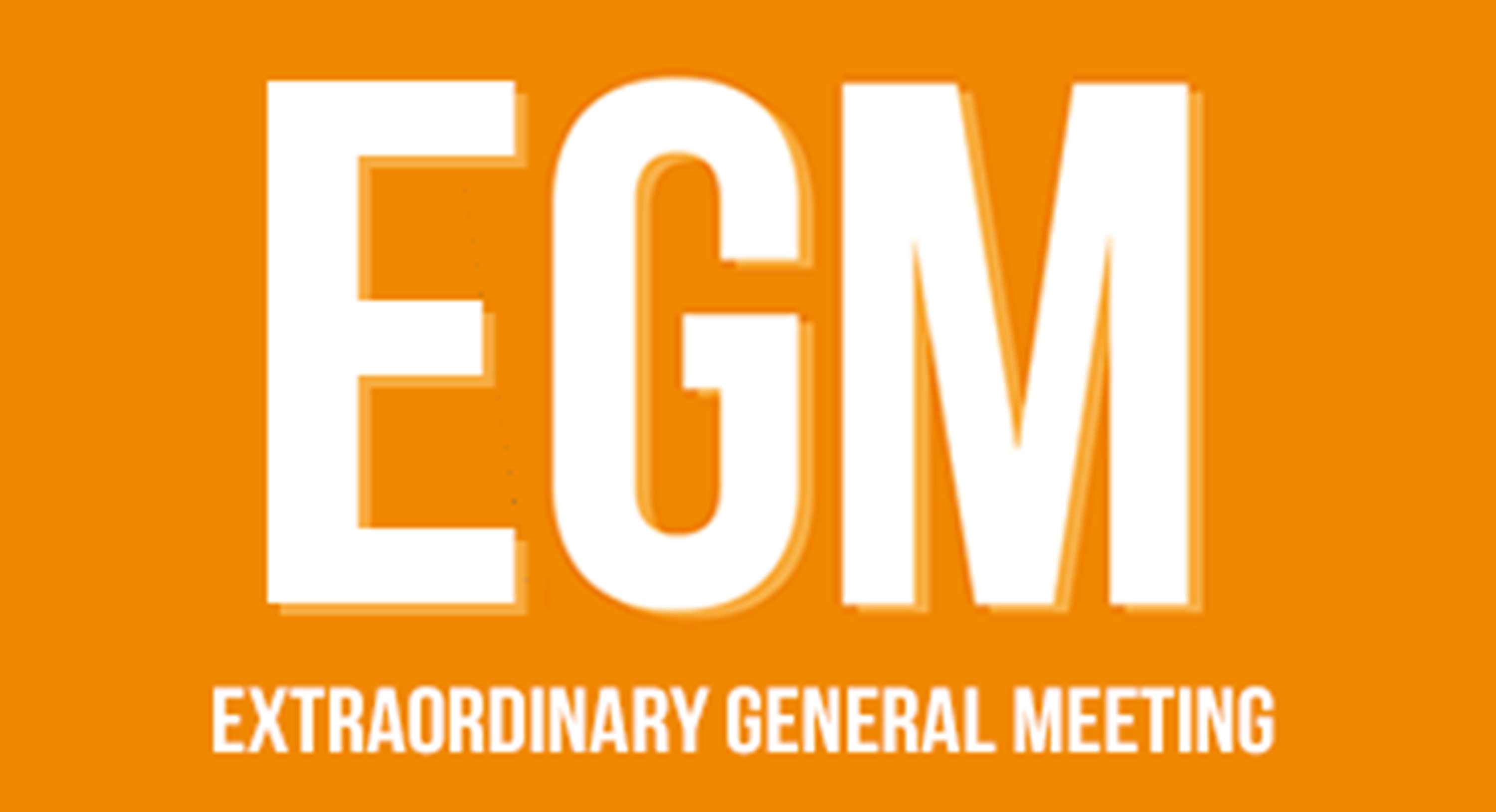 EGM 27th November 2019