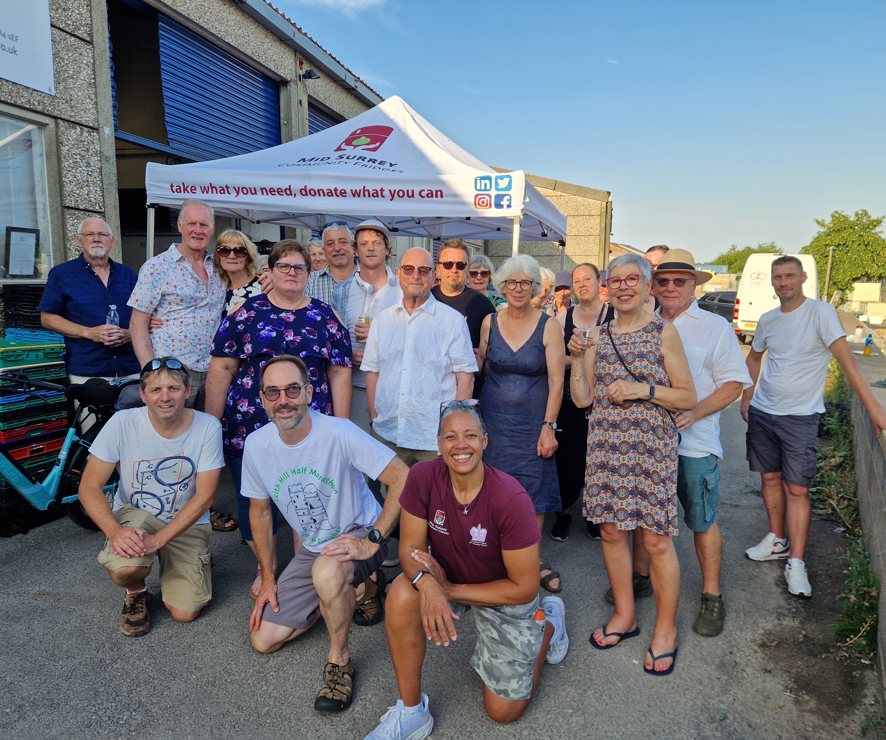 £3,750 profit donated to Mid Surrey Community Fridges