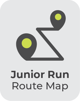 A black and yellow route mapDescription automatically generated