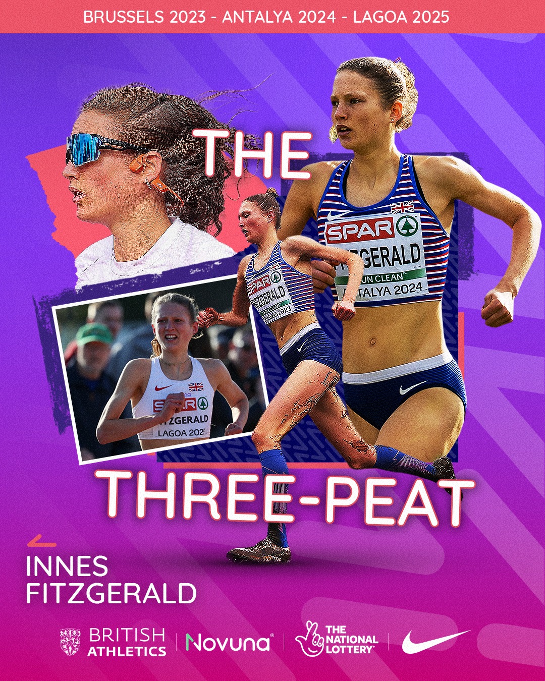 CONGRATULATIONS INNES! 3RD EURO U20 TITLE IN THE BAG