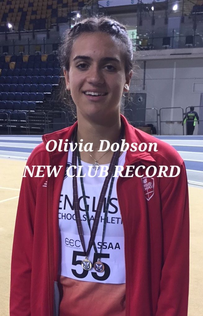 Olivia Dobson- New Indoor Club Record!
