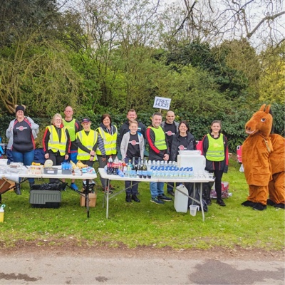Go Beyond Challenge volunteer marshals at an event