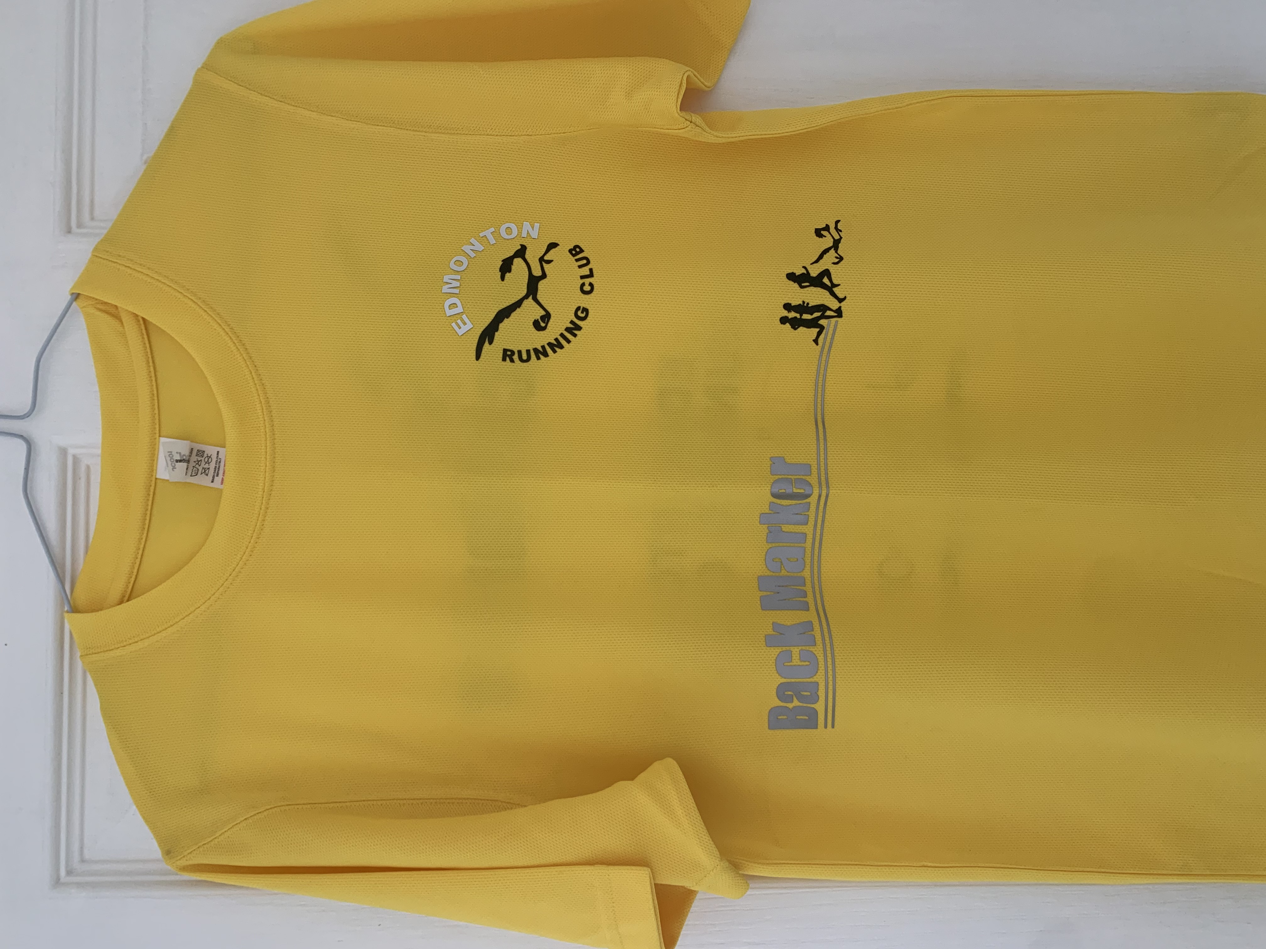 Backmarker T Shirt, Yellow